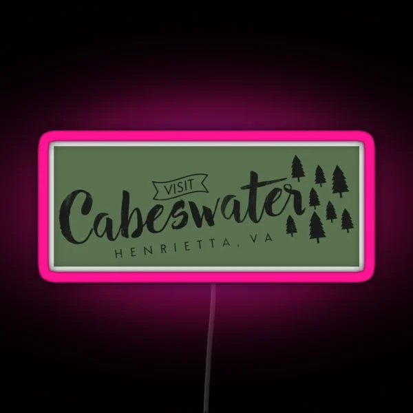 Cabeswater RGB Neon Sign