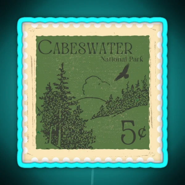 Cabeswater Stamp RGB Neon Sign