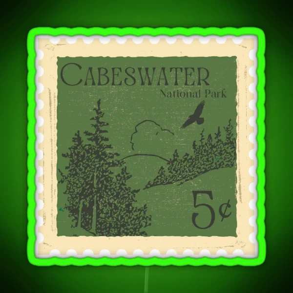 Cabeswater Stamp RGB Neon Sign