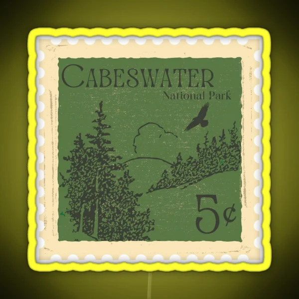 Cabeswater Stamp RGB Neon Sign