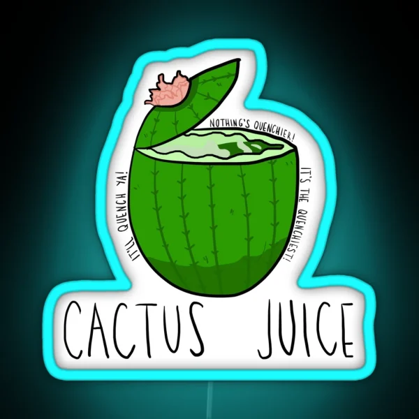 Cactus Juice Avatar RGB Neon Sign