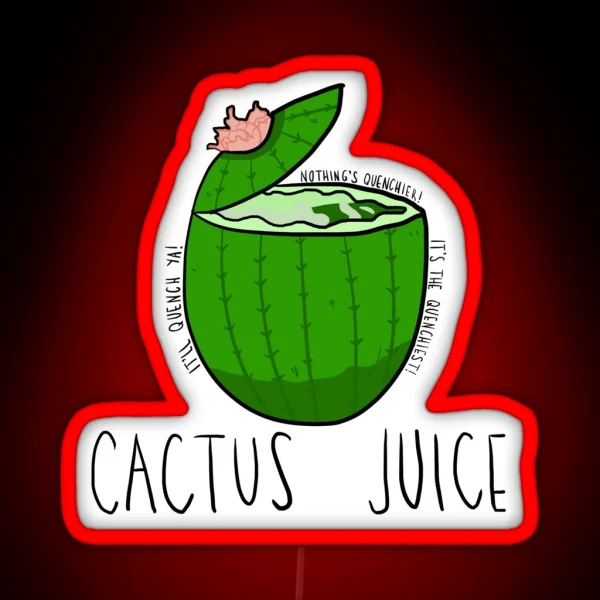 Cactus Juice Avatar RGB Neon Sign