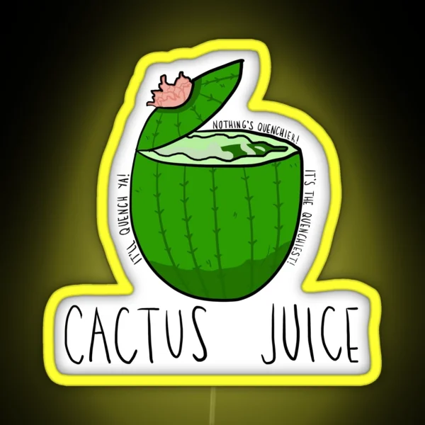 Cactus Juice Avatar RGB Neon Sign