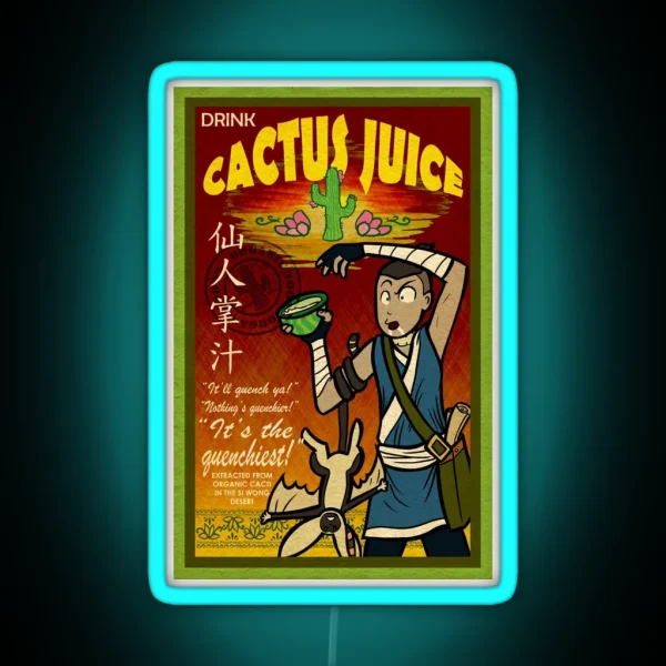 Cactus Juice RGB Neon Sign
