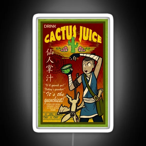 Cactus Juice RGB Neon Sign