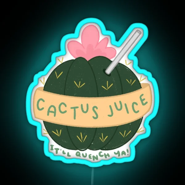 Cactus Juice RGB Neon Sign