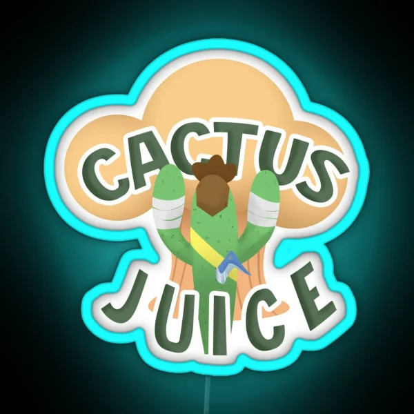 Cactus Juice RGB Neon Sign