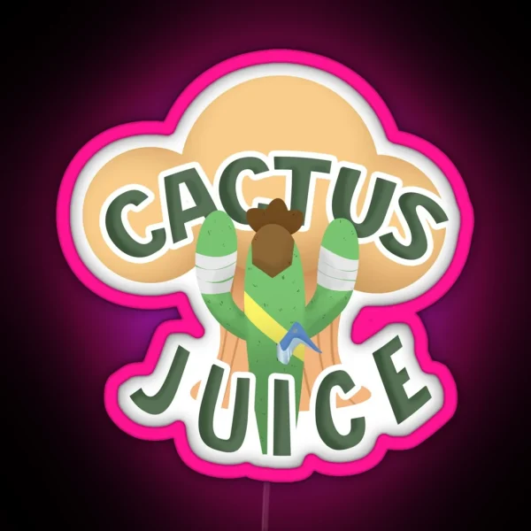 Cactus Juice RGB Neon Sign