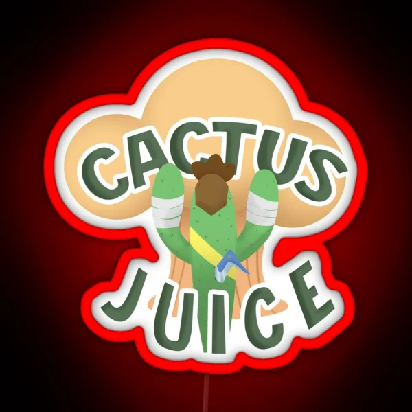 Cactus Juice RGB Neon Sign