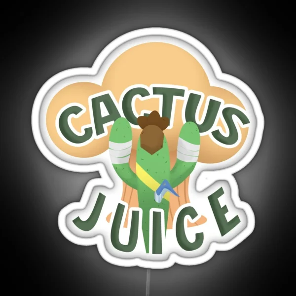 Cactus Juice RGB Neon Sign