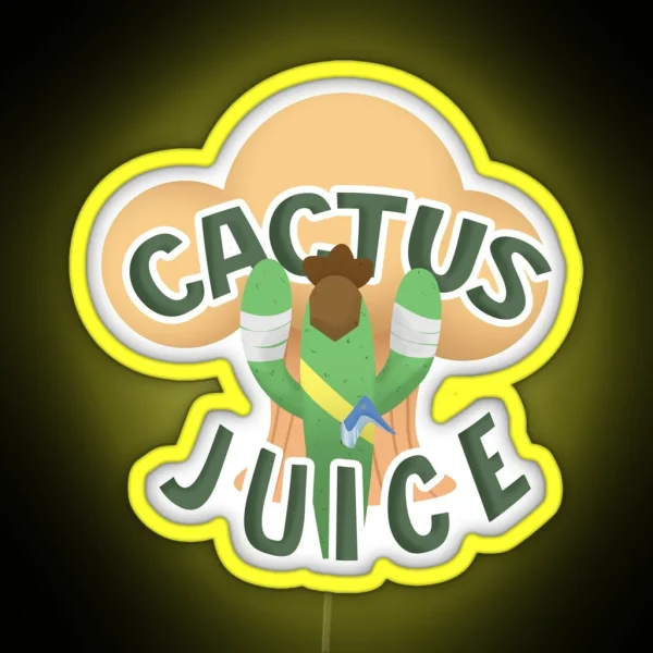 Cactus Juice RGB Neon Sign