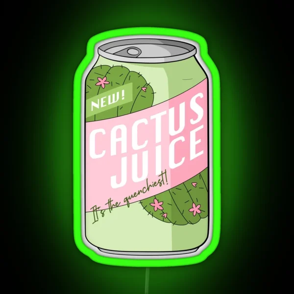 Cactus Juice RGB Neon Sign
