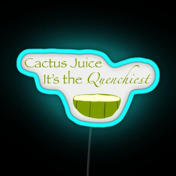 Cactus Juice RGB Neon Sign
