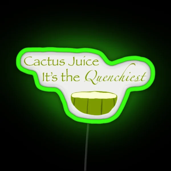 Cactus Juice RGB Neon Sign