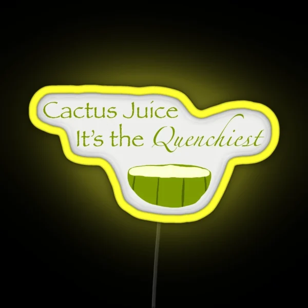 Cactus Juice RGB Neon Sign
