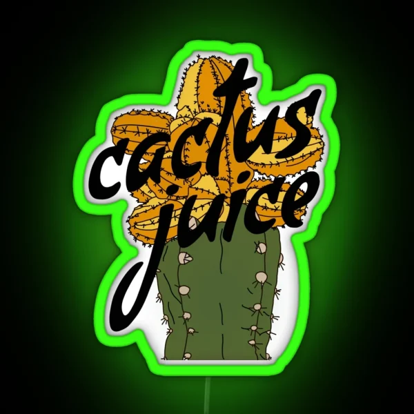 Cactus Juice RGB Neon Sign