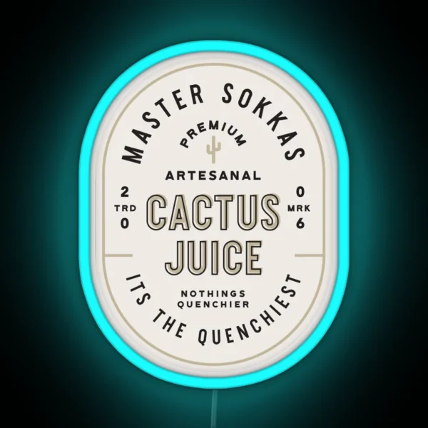 Cactus Juice RGB Neon Sign