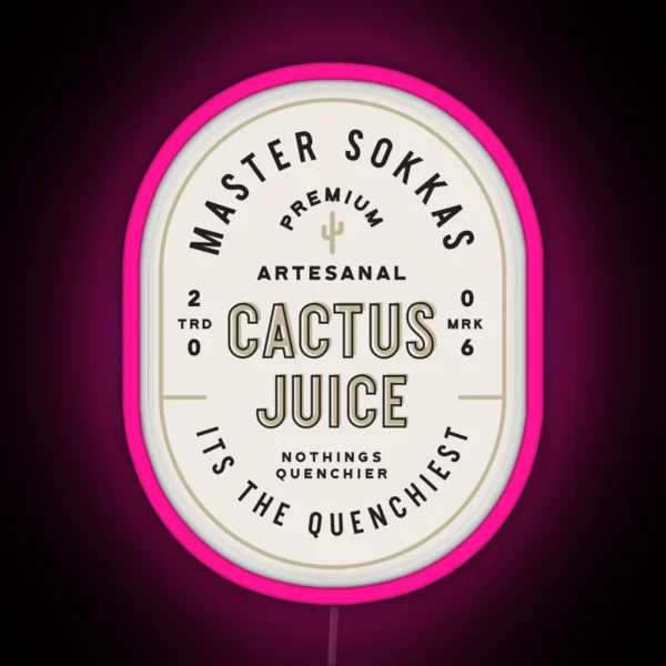 Cactus Juice RGB Neon Sign