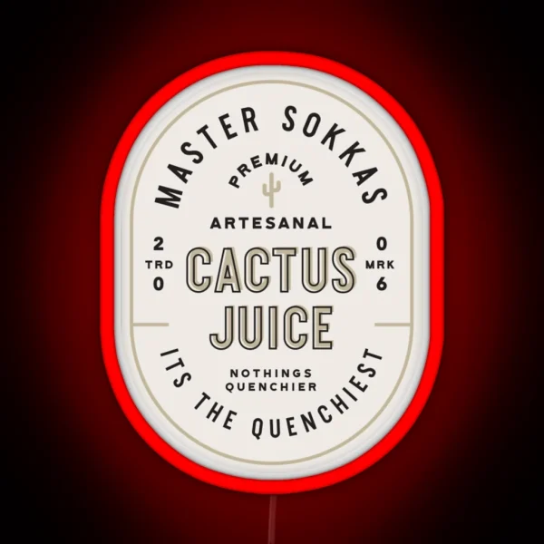 Cactus Juice RGB Neon Sign