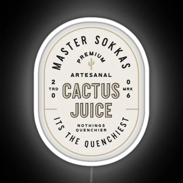 Cactus Juice RGB Neon Sign