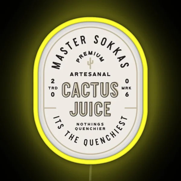 Cactus Juice RGB Neon Sign
