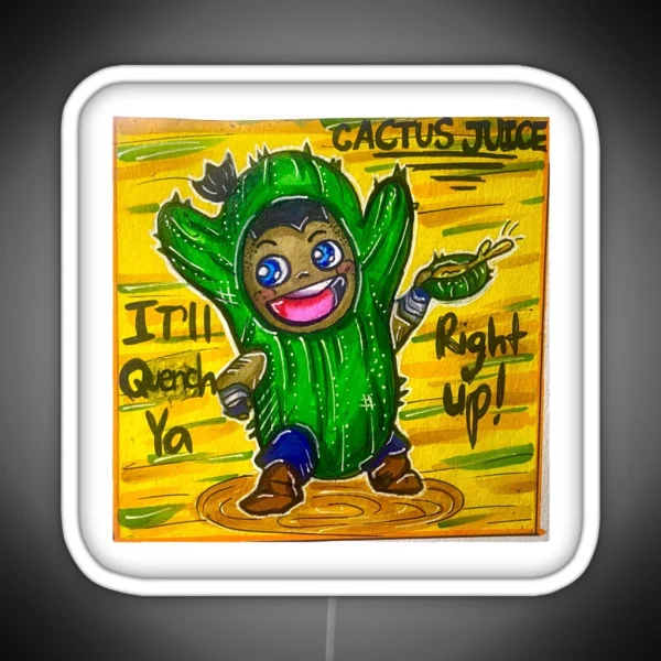 Cactus Juice Sokka RGB Neon Sign