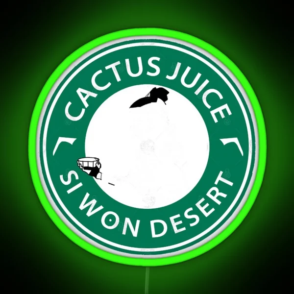 Cactus Juice Sokka RGB Neon Sign