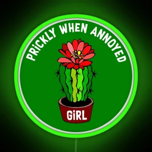 Cactus Led Prickly Personality Cactus Wife Sister Led Best Friend RGB Neon Sign