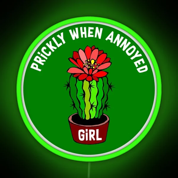Cactus Led Prickly Personality Cactus Wife Sister Led RGB Neon Sign