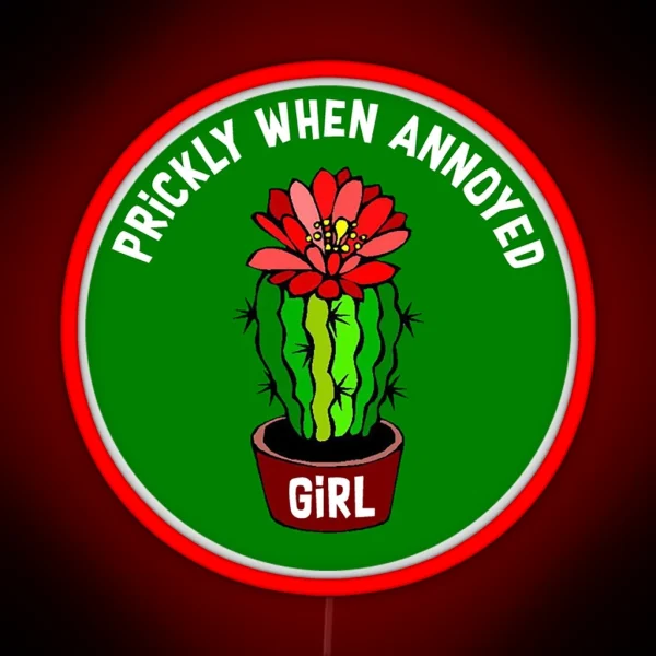 Cactus Led Prickly Personality Cactus Wife Sister Led RGB Neon Sign