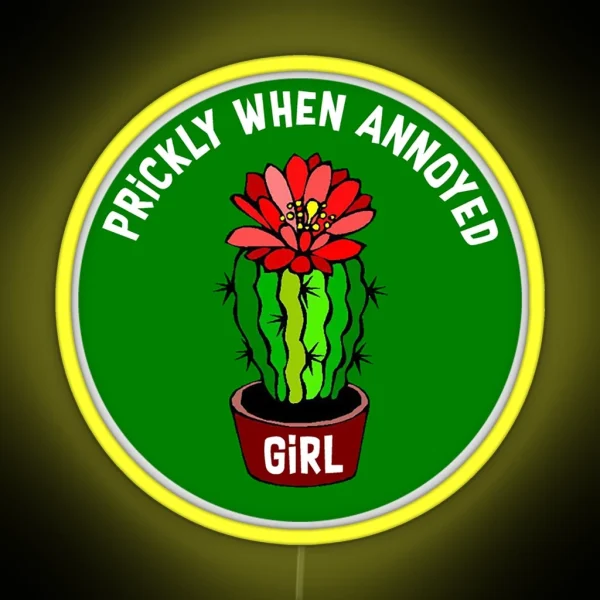 Cactus Led Prickly Personality Cactus Wife Sister Led RGB Neon Sign