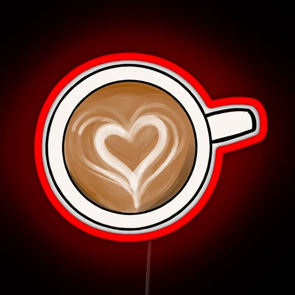 Cafe Au Lait RGB Neon Sign