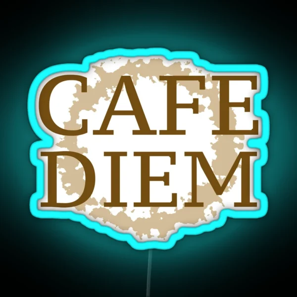 Cafe Diem RGB Neon Sign