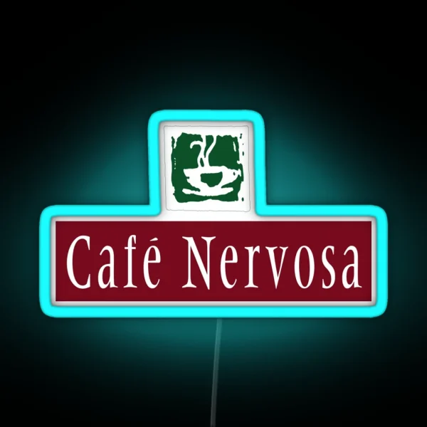 Cafe Nervosa RGB Neon Sign