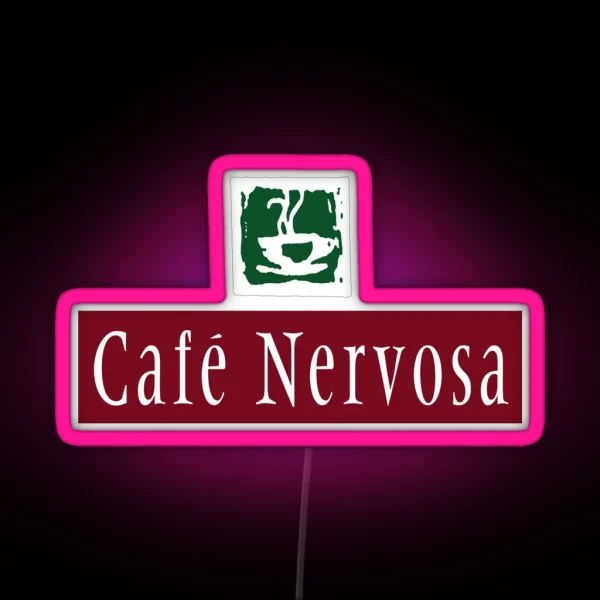 Cafe Nervosa RGB Neon Sign