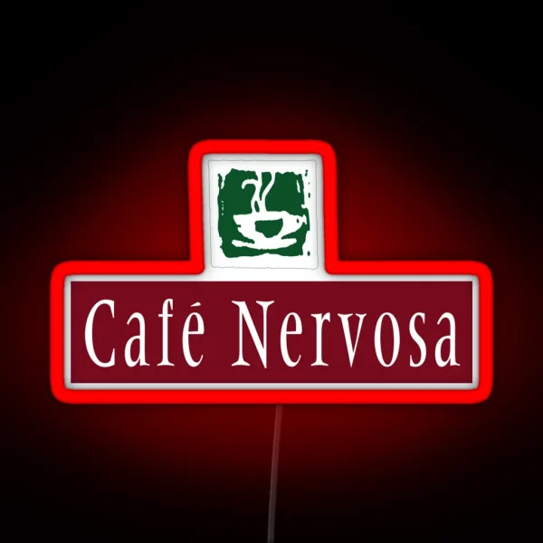 Cafe Nervosa RGB Neon Sign