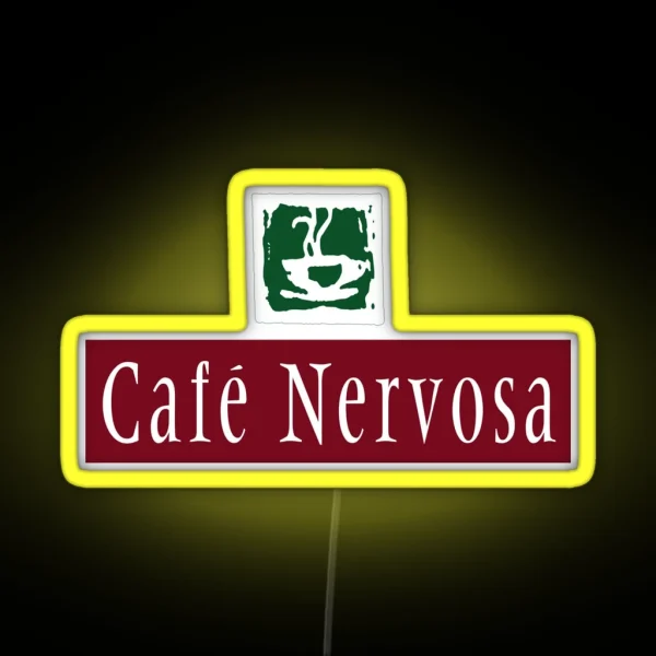 Cafe Nervosa RGB Neon Sign