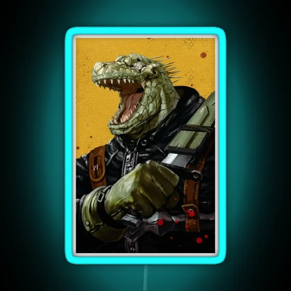 Caiman Dorohedoro RGB Neon Sign