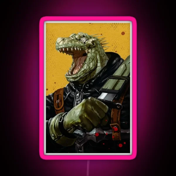 Caiman Dorohedoro RGB Neon Sign