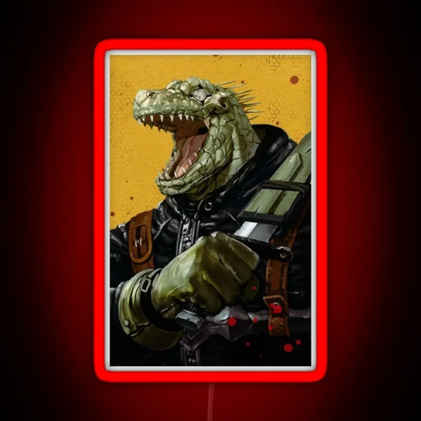 Caiman Dorohedoro RGB Neon Sign