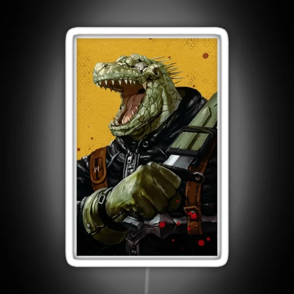 Caiman Dorohedoro RGB Neon Sign