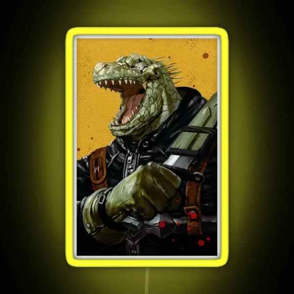 Caiman Dorohedoro RGB Neon Sign