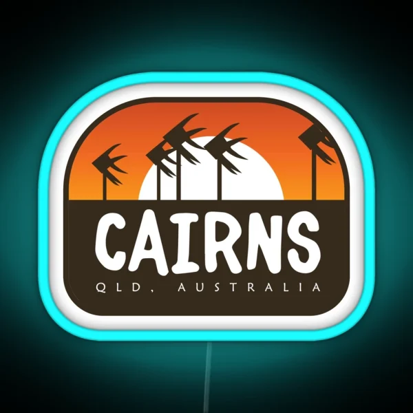 Cairns Badge RGB Neon Sign