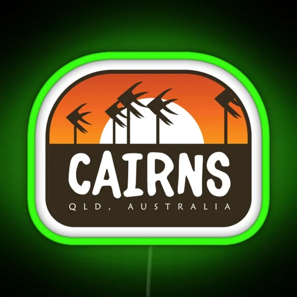 Cairns Badge RGB Neon Sign
