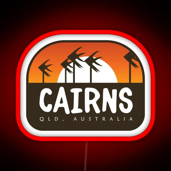 Cairns Badge RGB Neon Sign