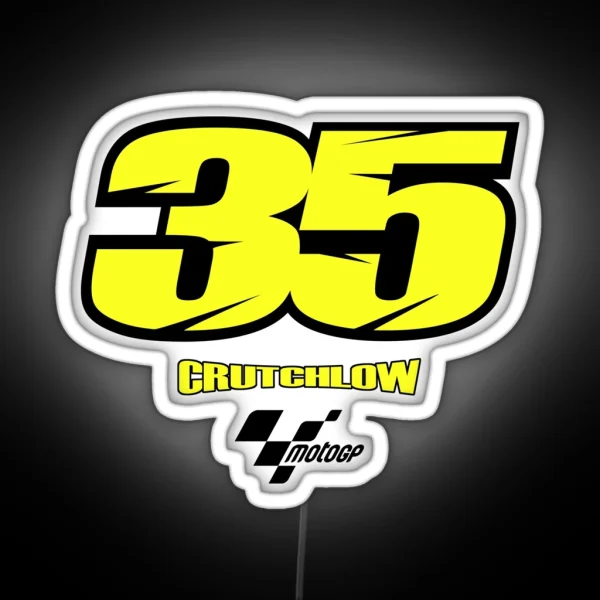 Cal Crutchlow RGB Neon Sign