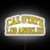 Cal State La College Font Curved RGB Neon Sign