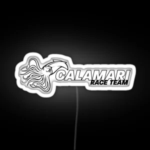 Calamari Race Team Logo RGB Neon Sign