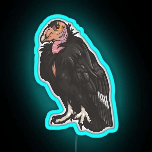 California Condor RGB Neon Sign