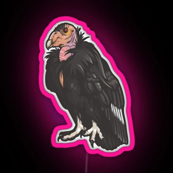 California Condor RGB Neon Sign